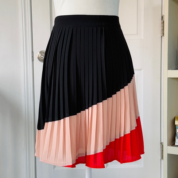 Anthropologie Dresses & Skirts - Anthropologie Maeve Sian colorblock pleated skirt (size S)